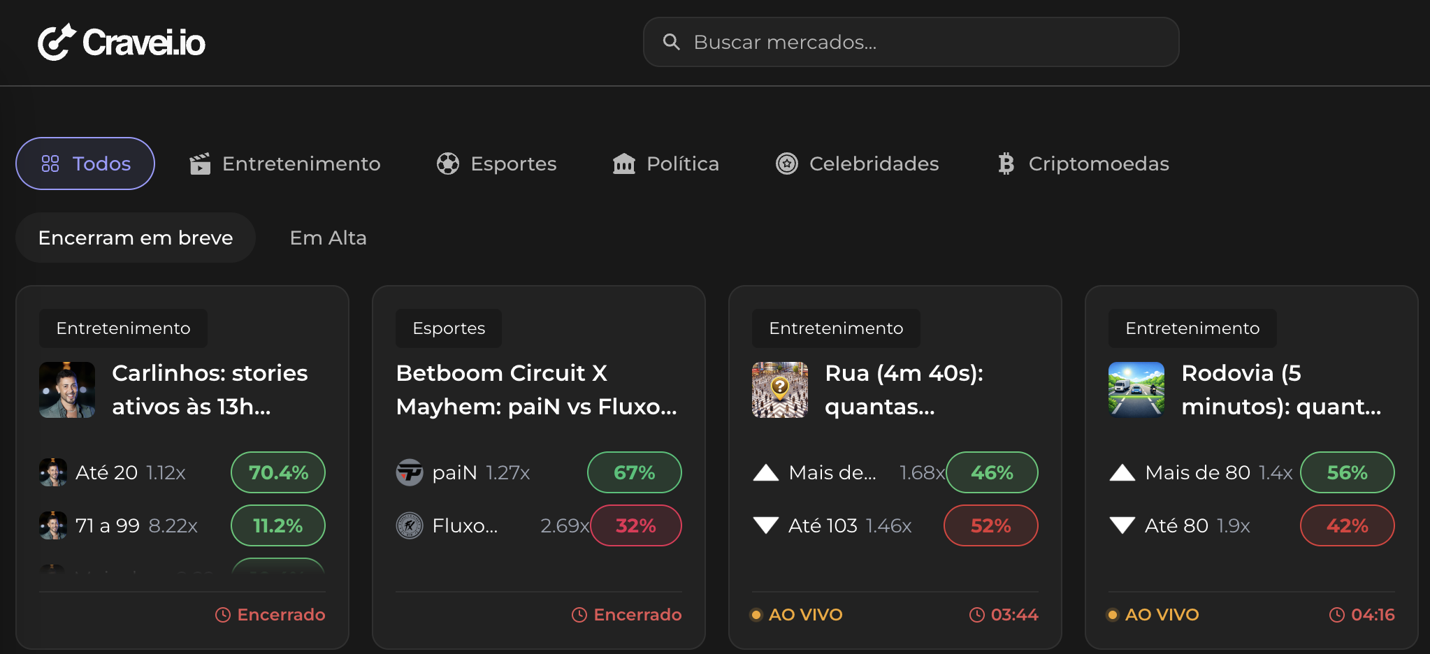 Plataforma da Cravei.io
