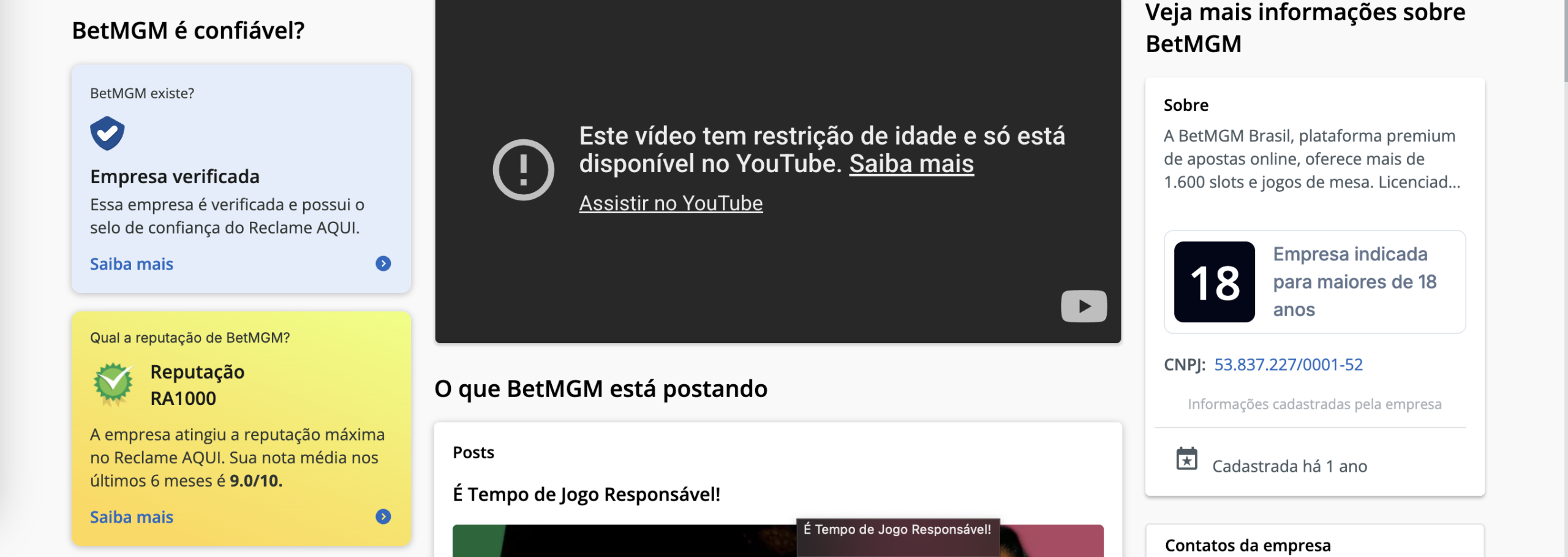 Betmgm é confiável