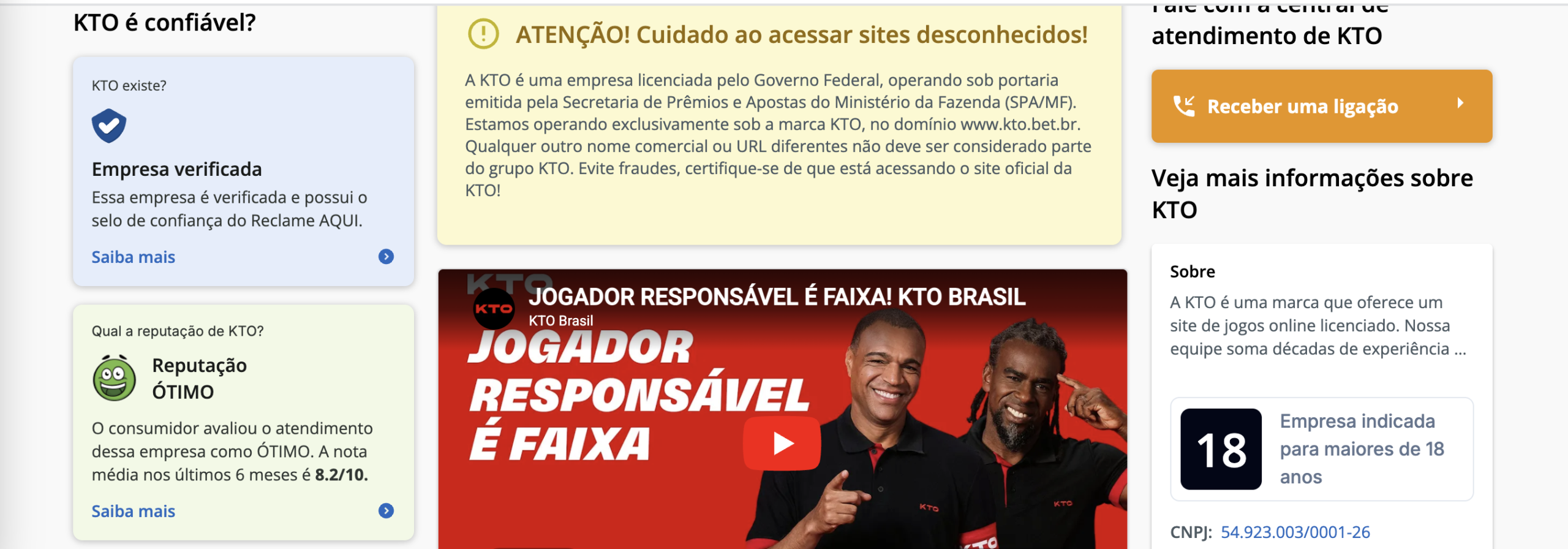 Kto é confiável