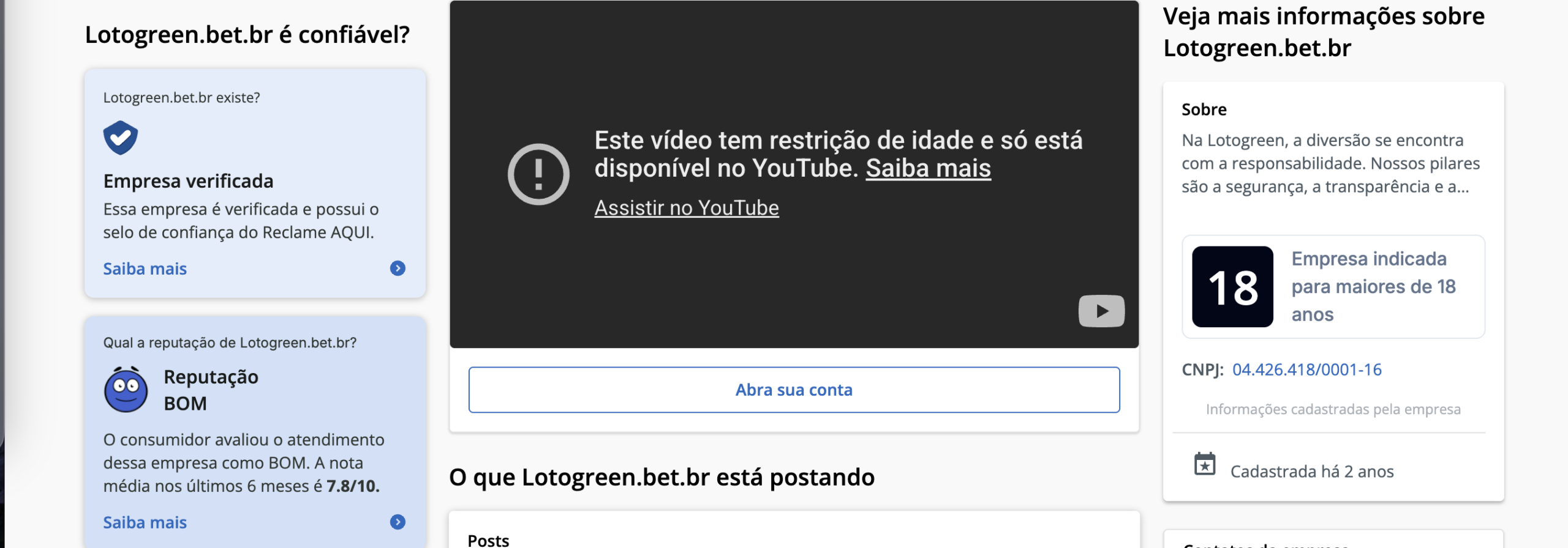 Lotogreen é confiável