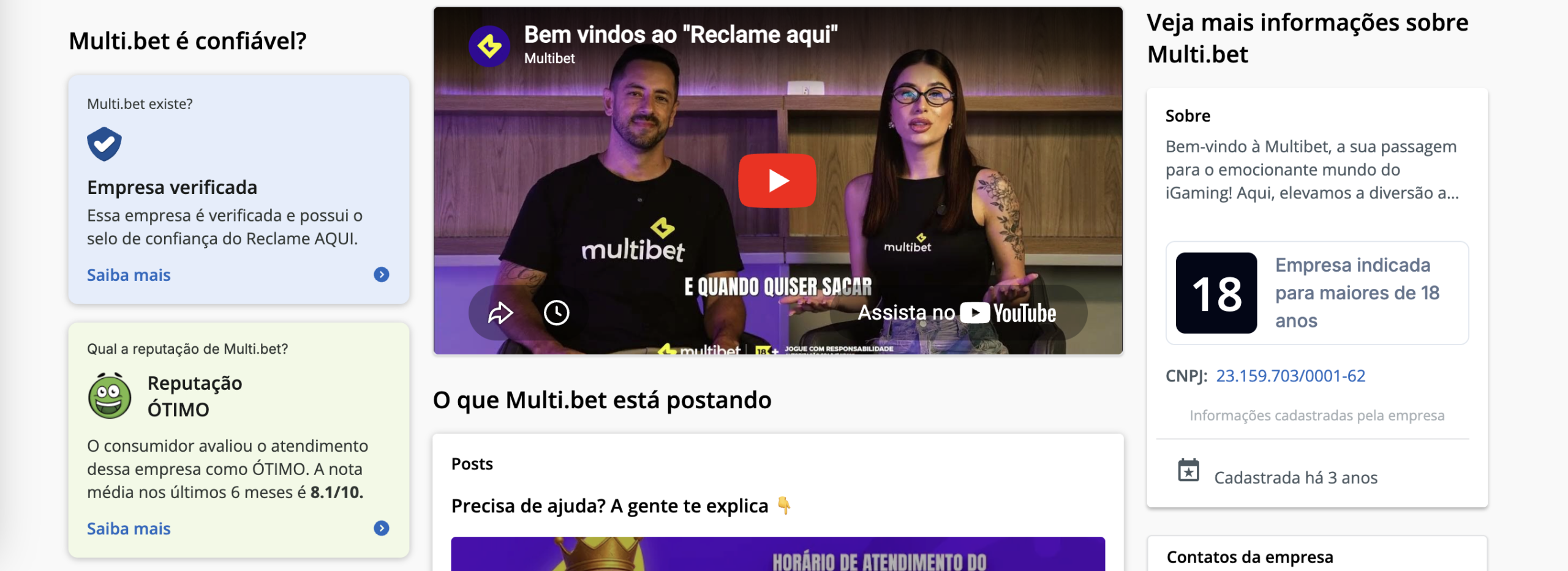 Multibet é confiável